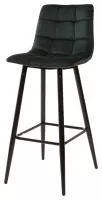 Барный стул LECCO UF910-14 DARK GREEN, велюр, 4 шт./2 кор. М-City Барный стул LECCO UF910-14 DARK GREEN, велюр, 4 шт./2 кор. М-City