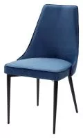 Стул NEPAL-P СИНИЙ #29, велюр/ черный каркас М-City Стул NEPAL-P СИНИЙ #29, велюр/ черный каркас М-City
