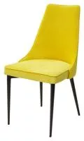 Стул NEPAL-P ЖЕЛТЫЙ #H19, велюр/ черный каркас М-City Стул NEPAL-P ЖЕЛТЫЙ #H19, велюр/ черный каркас М-City