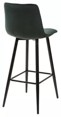 Барный стул LECCO UF910-14 DARK GREEN, велюр, 4 шт./2 кор. М-City Барный стул LECCO UF910-14 DARK GREEN, велюр, 4 шт./2 кор. М-City