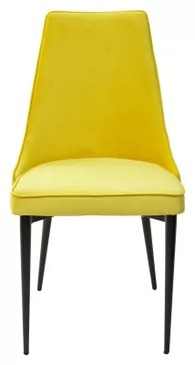 Стул NEPAL-P ЖЕЛТЫЙ #H19, велюр/ черный каркас М-City Стул NEPAL-P ЖЕЛТЫЙ #H19, велюр/ черный каркас М-City