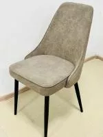 Стул БЕРТИ 360 град. поворот. B5 Капучино, велюр / черный каркас, М-City