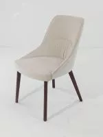 Стул ABI BOSTON-102 латте, ткань / орех, ®DISAUR