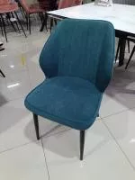 Стул РОССО 360 град. поворот. B22 Серый, велюр / черный каркас, М-City