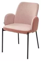 Стул NIKKI VF109 розовый / VF110 брусничный М-City