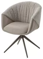 Стул ГИССЕН (GISSEN) 360 град., цвет ЛАТТЕ RIELY-111 / V885-3, ткань / ЛАТТЕ, ®DISAUR