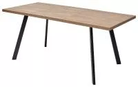 Стол BRICK M 140 Дуб Канзас/ Черный М-City