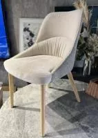 Стул ABRIOLA BOSTON-102 латте, ткань / бронзовый винтажный, ®DISAUR