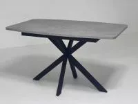 Стол АРИЗОНА 130 БЕТОН ЧИКАГО СВ.СЕРЫЙ / Черный каркас М-City Стол АРИЗОНА 130 БЕТОН ЧИКАГО СВ.СЕРЫЙ / Черный каркас М-City