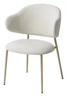 Стул SIENA MOHAIR-103 светлый латте, ткань / шампань, ®DISAUR