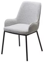 Стул BRIO UF995-02, букле / черный каркас  / Товарный знак DISAUR