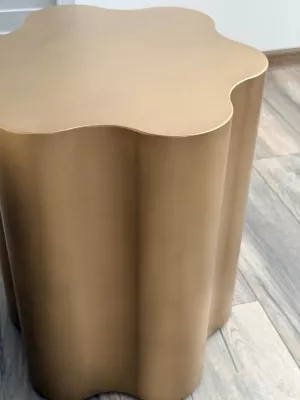 Стол журнальный РУИЗ (RUIZ) цвет Золотой винтаж брашированный, ®DISAUR