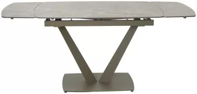 Стол ALATRI 120 MATT LATTE STONE SOLID CERAMIC / TAUPE, ®DISAUR