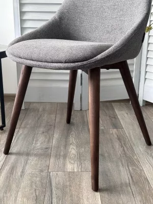 Стул DANIEL Grey Lena-450, ткань / орех, ®DISAUR