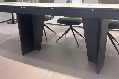 Стол MIKKEL 200 TL-188, испанская керамика / черный каркас, ®DISAUR