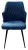 Стул HERMAN 360 град. СИНИЙ #29, велюр / черный каркас М-City