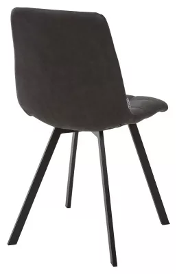 Стул CHILLI SQUARE RU-08 антрацит, PU / черный каркас М-City