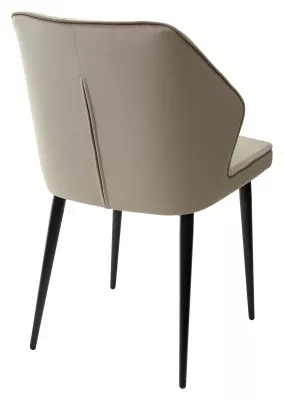 Стул SEATTLE-V ЛАТТЕ #25, велюр / черный каркас М-City