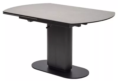 Стол KAI 140 TL-110 поворотная система раскладки, испанская керамика / Темно-серый / Черный, ®DISAUR