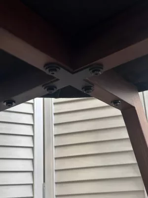 Стул CRISTIAN White A2635-1A, букле / орех, ®DISAUR