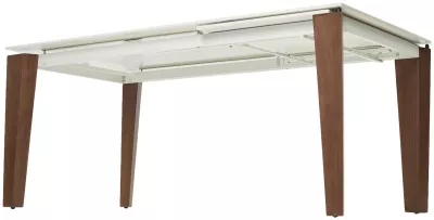 Стол ESMIR 180 MATTE ARABESCATO SOLID CERAMIC/ орех, ®DISAUR