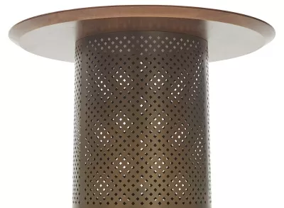 Стол RAFAEL 120 Орех 3001 МДФ / Бронза, ®DISAUR