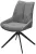 Стул OSKAR 360 град. поворот. KN01-03 Серый/ BZ1046-02 Темно-серый/ Черный, ®DISAUR