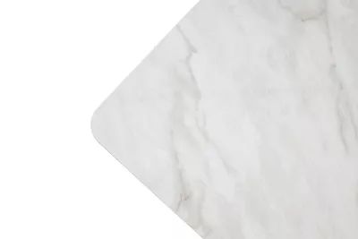 Стол НОРД 140  ОНИКС, керамика / Черный каркас