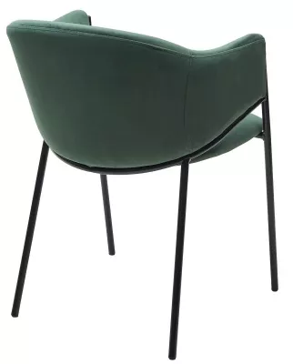 Стул ДИЛЛ, цвет H-30 изумрудный, велюр / черный каркас М-City