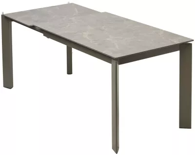 Стол CORNER 120 MATT LATTE STONE SOLID CERAMIC / TAUPE, ®DISAUR