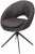 Стул ANABEL 360 град. поворот Черный  Maison 99# / OTE COBBLE 457 / серый каркас, ®DISAUR