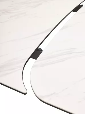 Стол VALDEMAR 180 KL-99 итальянская керамика, стекло/ каркас темно-серый/Kl-99, ®DISAUR