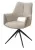Стул ДАВЕН (DAVEN) 360 град, цвет КРЕМОВЫЙ RIELY-111 / G1038-10, ткань / ТЕМНО-СЕРЫЙ каркас, ®DISAUR Стул ДАВЕН (DAVEN) 360 град, цвет КРЕМОВЫЙ RIELY-111 / G1038-10, ткань / ТЕМНО-СЕРЫЙ каркас, ®DISAUR