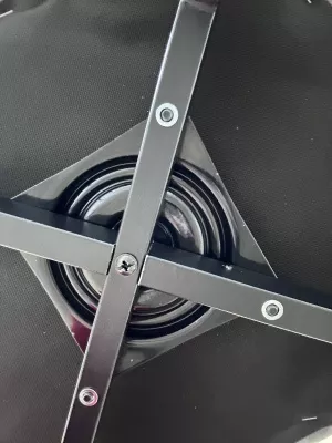 Стул CASA, 360 град. поворот. B22 Серый, велюр / черный каркас, М-City