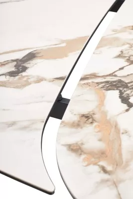 Стол MIKKEL 200 TL-188, испанская керамика / черный каркас, ®DISAUR