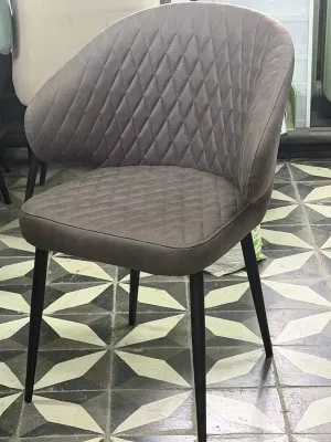 Стул ХИЛТ, цвет B29 Шоколадный, велюр / черный каркас