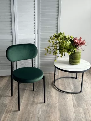 Стул ПАКО H-30 Изумрудный, велюр / черный каркас М-City