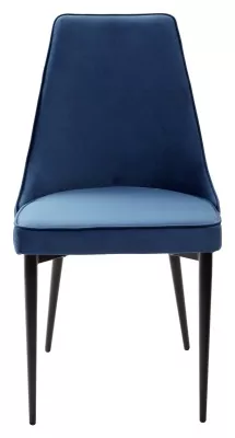 Стул NEPAL-P СИНИЙ #29, велюр/ черный каркас М-City