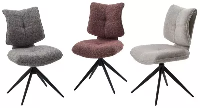 Стул ДЕЛИ (DELI) 360 град, цвет БЕЖЕВЫЙ H300126-2, ткань / ЧЕРНЫЙ каркас, ®DISAUR