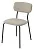 Стул АГАТ (AGATE) SH4555D-2 бежевый, ткань / черный каркас