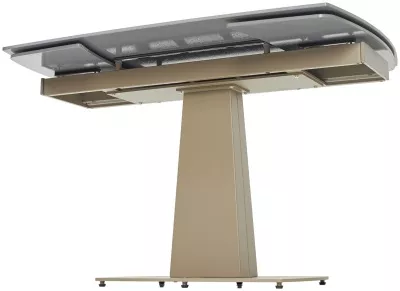 Стол BALDE 140 MATT LATTE STONE SOLID CERAMIC / TAUPE, ®DISAUR