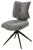 Стул ДЕЛИ (DELI) 360 град, цвет СЕРЫЙ H300126-3, ткань / ЧЕРНЫЙ каркас, ®DISAUR