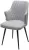Стул HERMAN СВЕТЛО-СЕРЫЙ BM-4, велюр / черный каркас М-City Стул HERMAN СВЕТЛО-СЕРЫЙ BM-4, велюр / черный каркас М-City