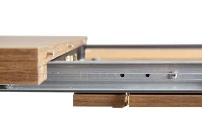 Стол ЛОФТ 160 Дуб Канзас/ Черный М-City