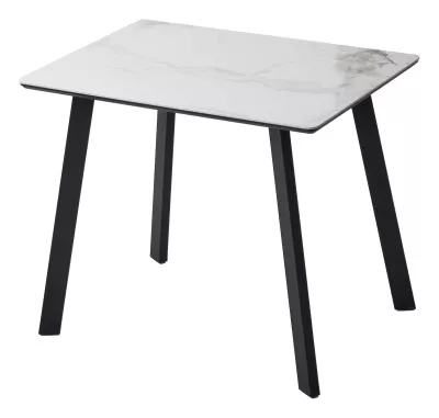 Стол ТИК ТАК 90 цвет PANDORA LIGHT Пандора, керамика / Черный каркас