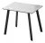Стол ТИК ТАК 90 цвет PANDORA LIGHT Пандора, керамика / Черный каркас