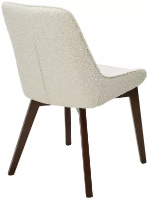 Стул CRISTIAN White A2635-1A, букле / орех, ®DISAUR