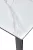 Стол CORNER 120 MATT WHITE MARBLE SOLID CERAMIC / BLACK, ®DISAUR