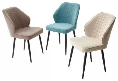 Стул VENA, цвет B5 Капучино, велюр / черный каркас М-City