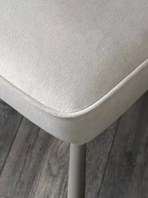 Стул РИКАРД (RIKARD) 360 град. кремовый RIELY-111/PRESENT-120, шенилл-велюр / латте каркас, ®DISAUR